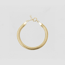The Bianca Braided Link Bracelet | Gold