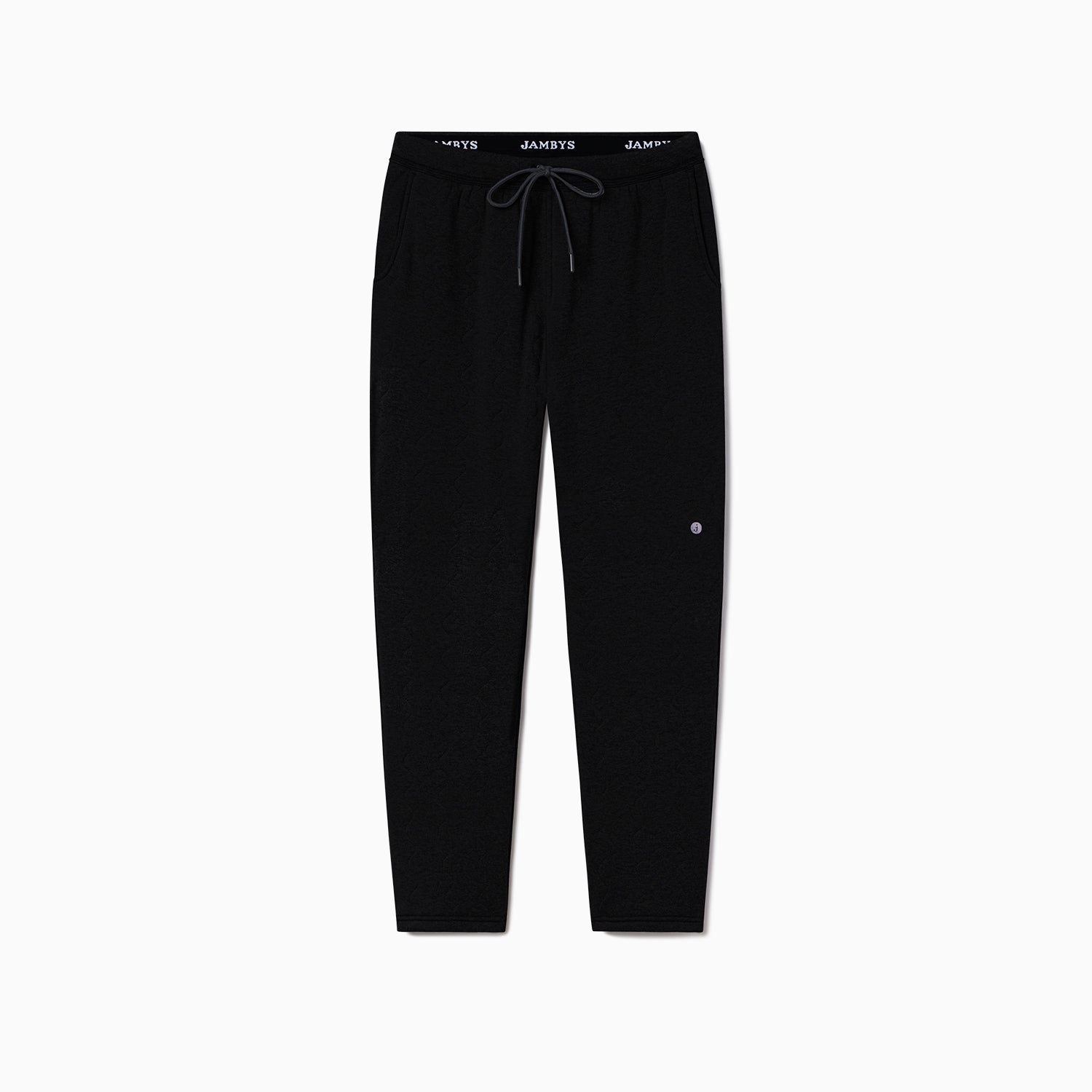 Insulated Double-Fleece Quilted Pants | Black