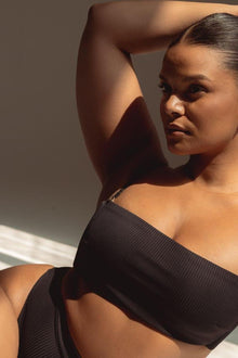 Summer Bikini Top | Black Rib