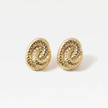 The Bold Texture Seashell Earrings | 18Kt Gold Vermeil