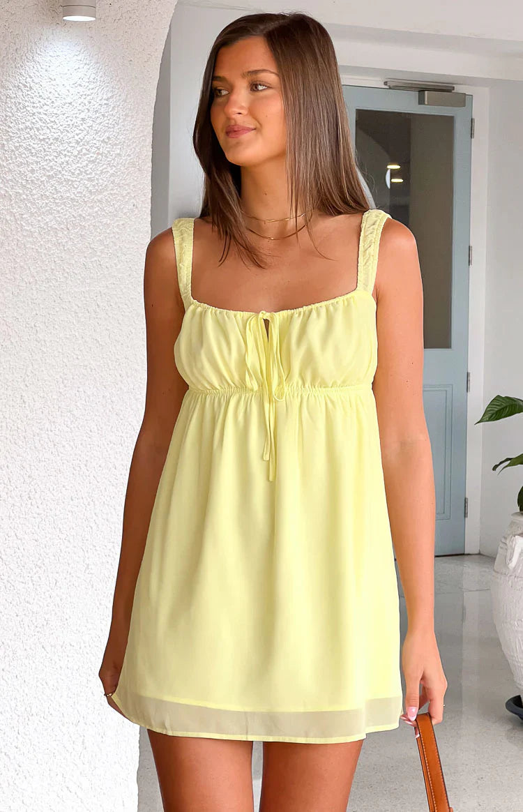 Brooke Mini Dress | Yellow