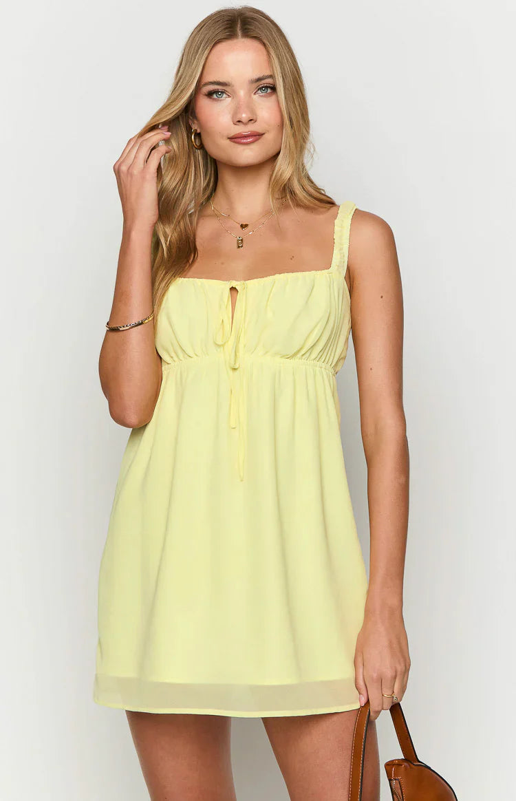 Brooke Mini Dress | Yellow