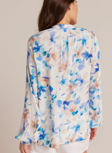 Button Loop Front Shirt | Malibu Floral Print