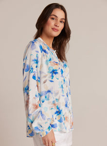 Button Loop Front Shirt | Malibu Floral Print