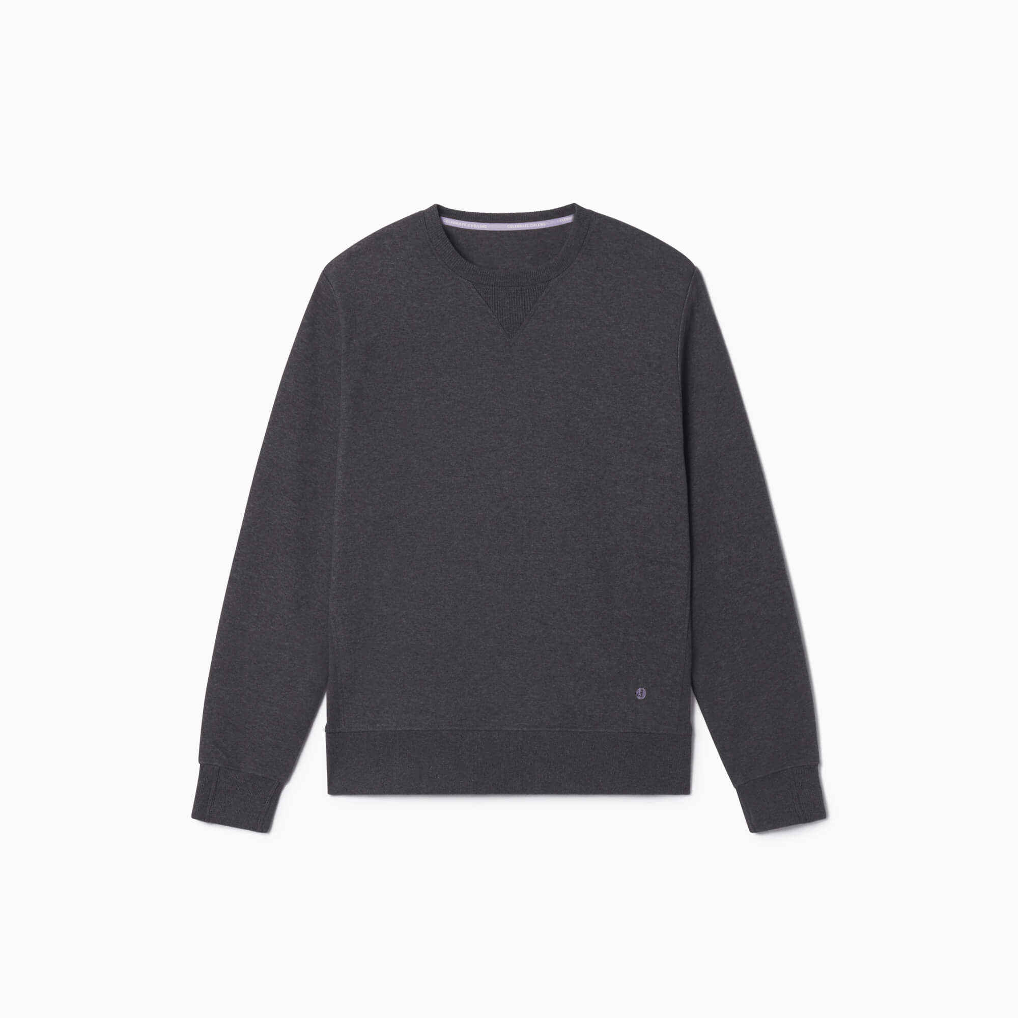 Chilluxe Brushed Fleece Crew | Charcoal