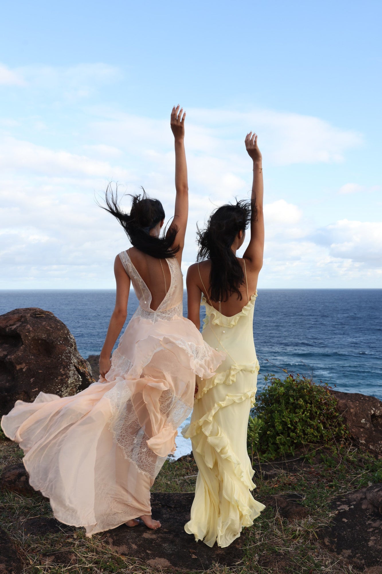 Rialto Pastel Maxi Dress | Citron