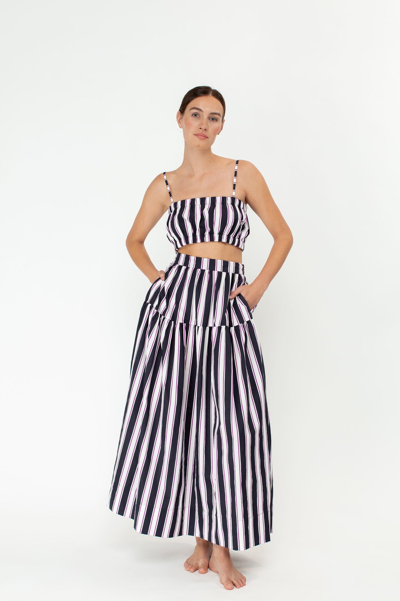 Cosetta Top | Cabana Stripe