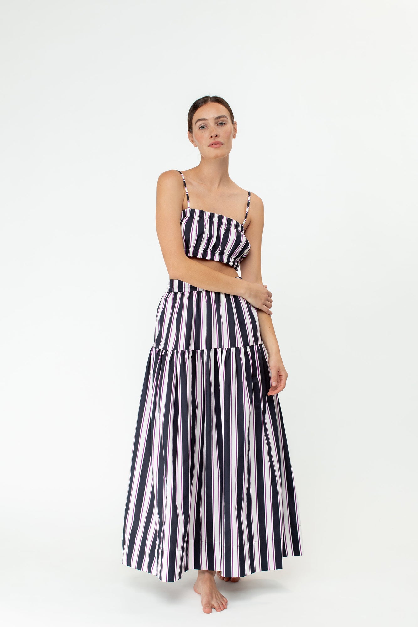 Alora Skirt | Cabana Stripe