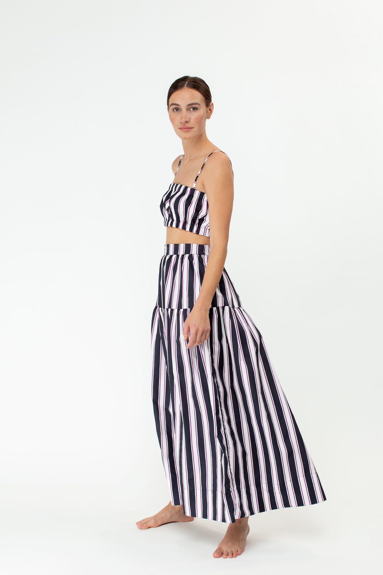 Alora Skirt | Cabana Stripe