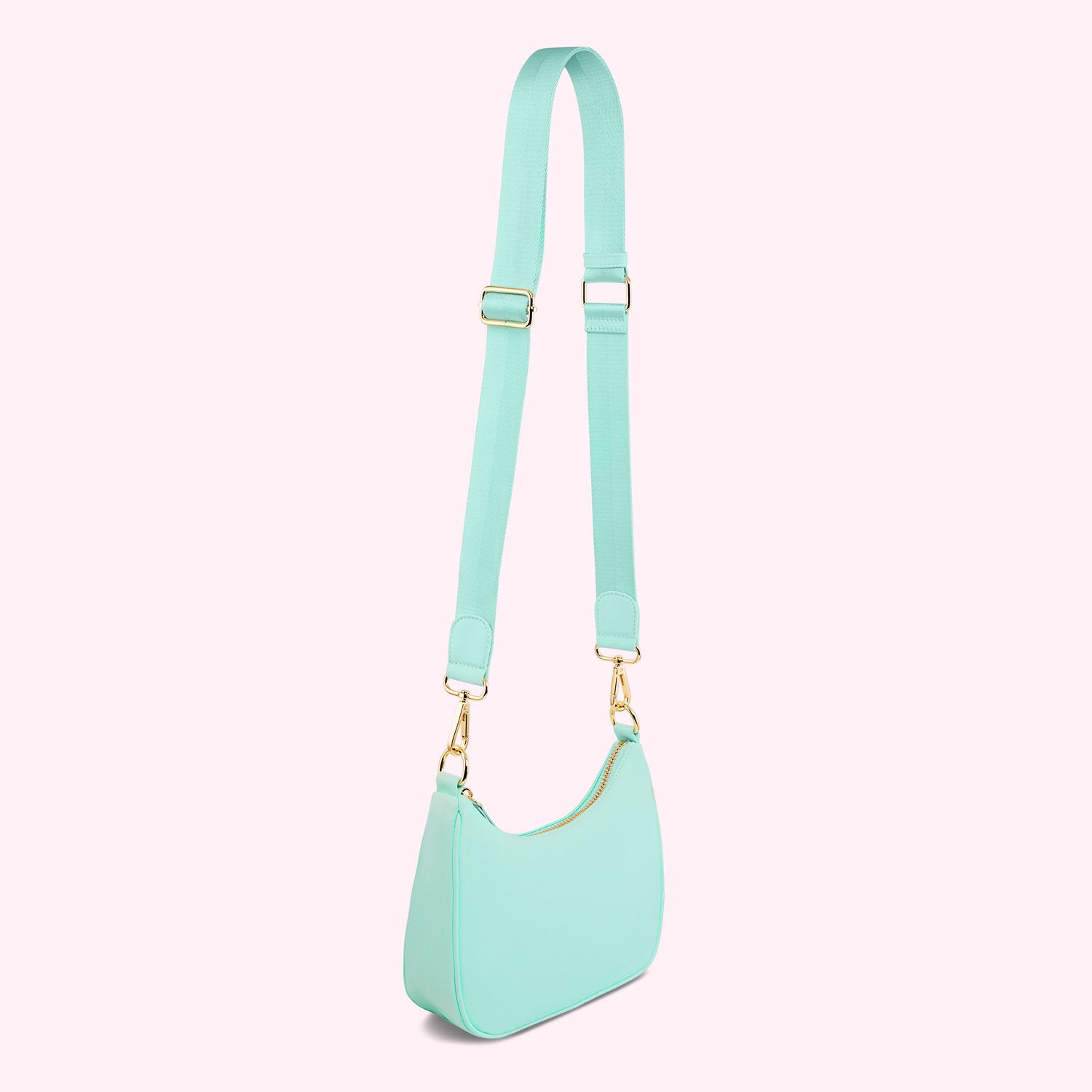 Curved Crossbody Bag | Cotton Candy