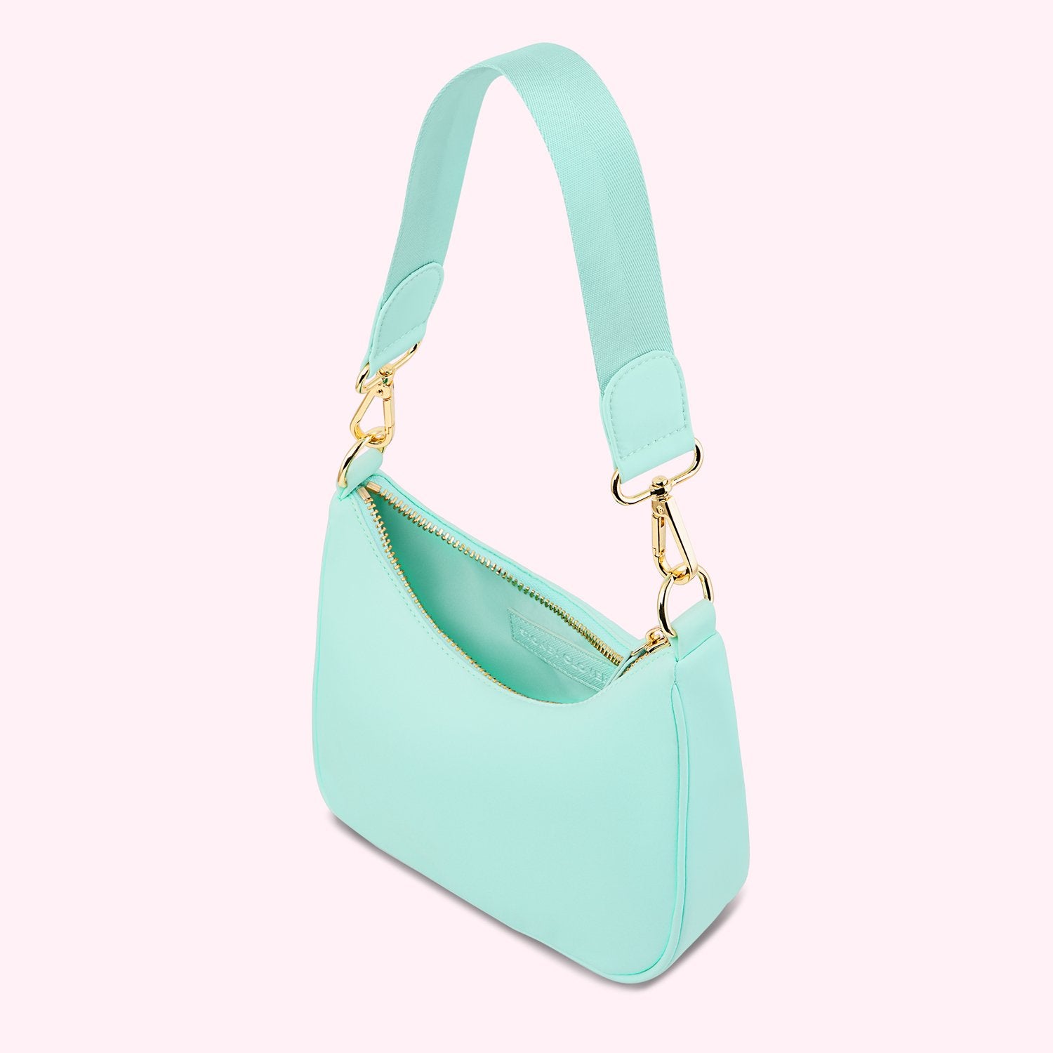 Curved Crossbody Bag | Cotton Candy