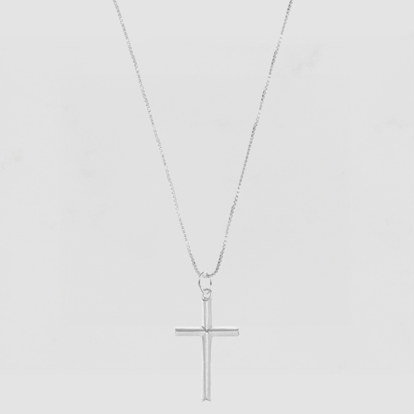 The Cross Pendant Necklace | Silver