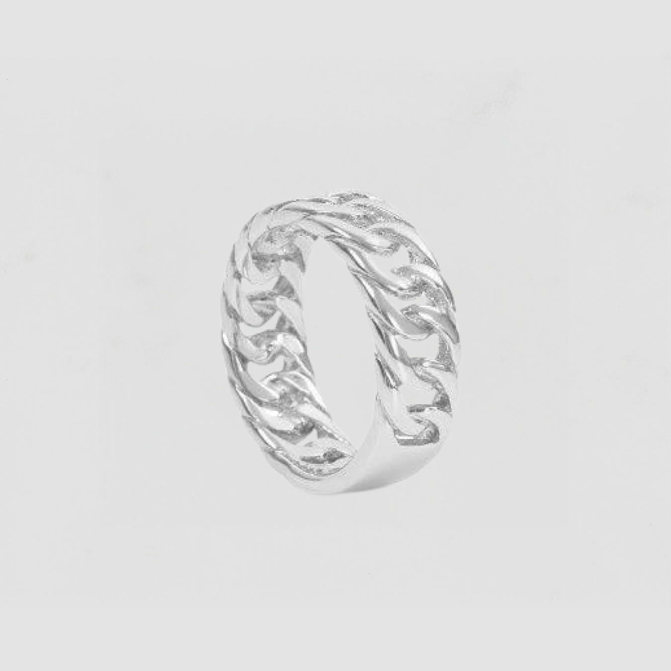 The Cuban Link Ring | Sterling Silver