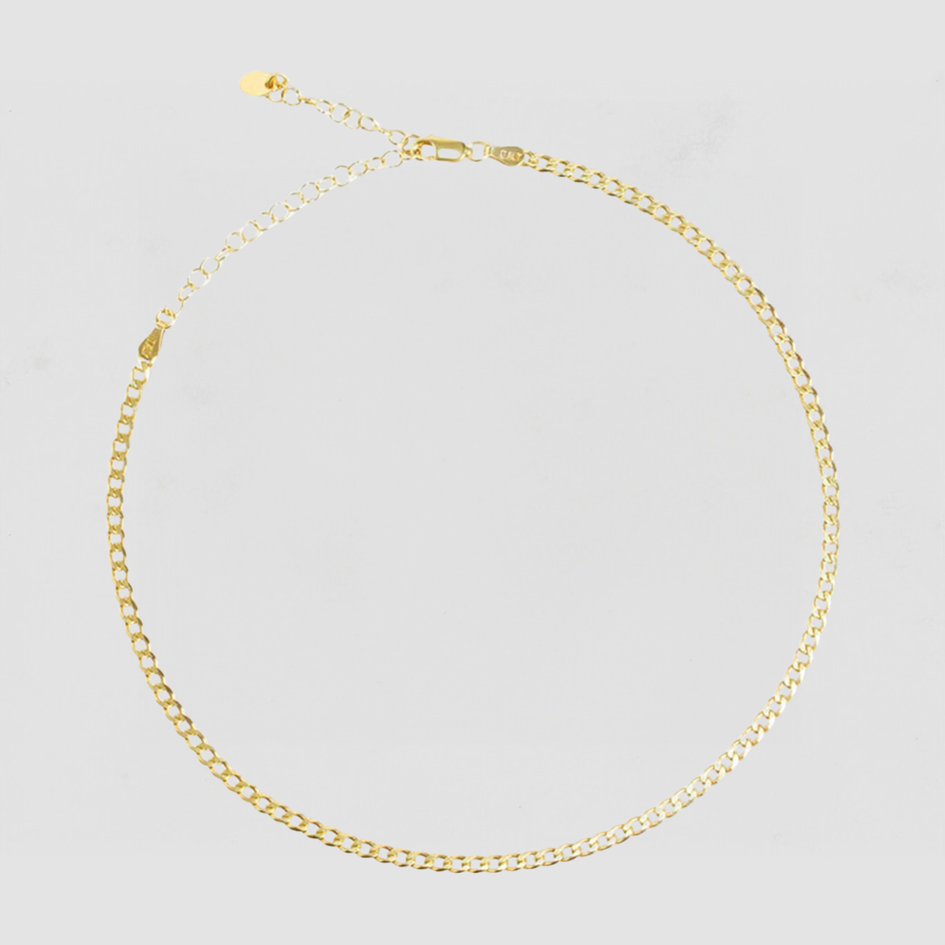 The Curb Chain Choker | Gold Vermeil