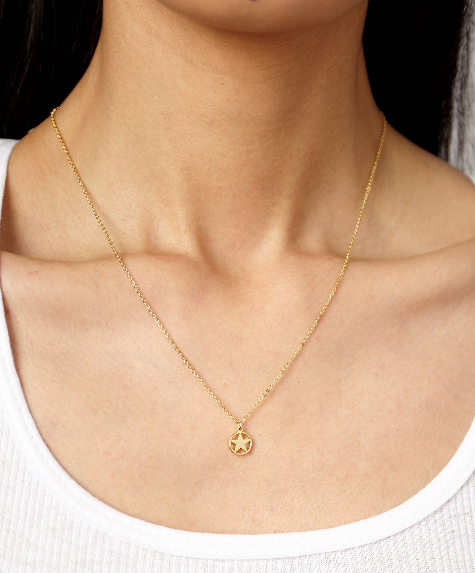 Dainty Echelon Necklace | Gold Vermeil