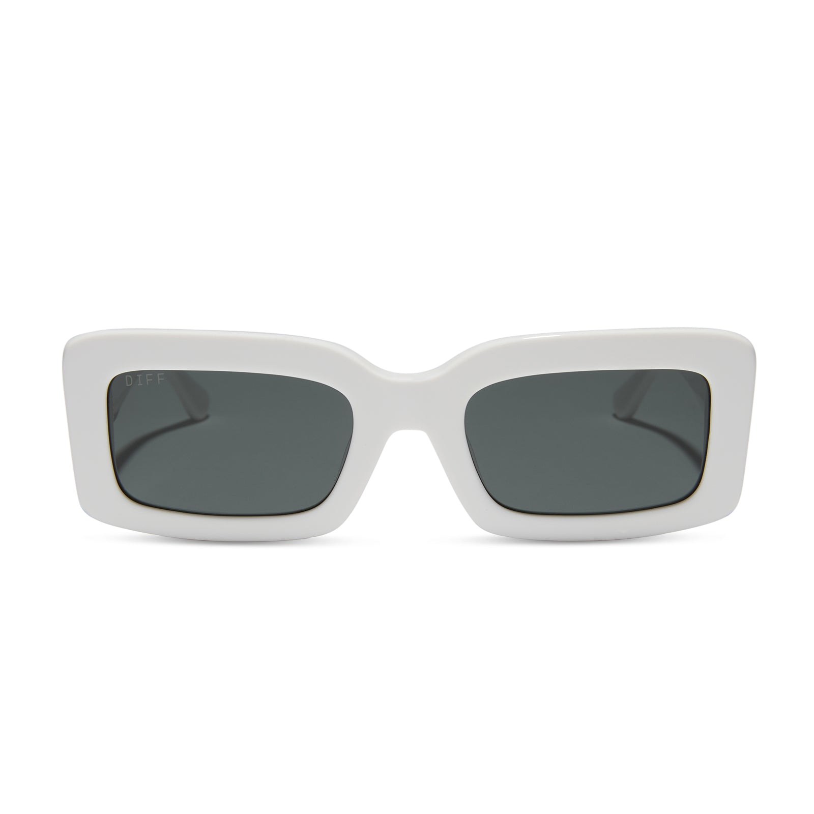 Womens | Indy Sunglasses | White Cloud | Grey Polarized Lenses