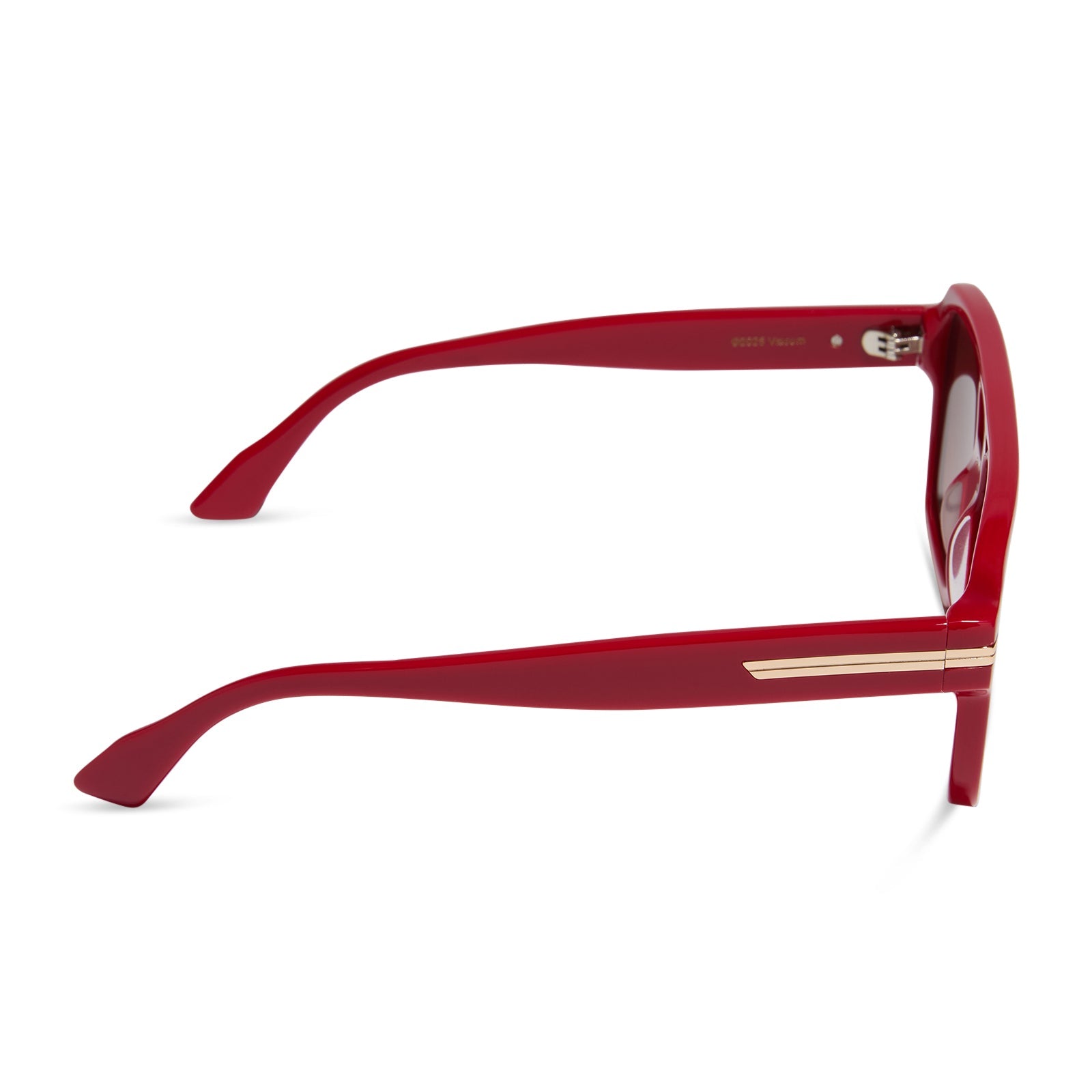 Unisex | Julien Navigator Sunglasses | Rouge Vogue | Warm Brown Gradient Lenses