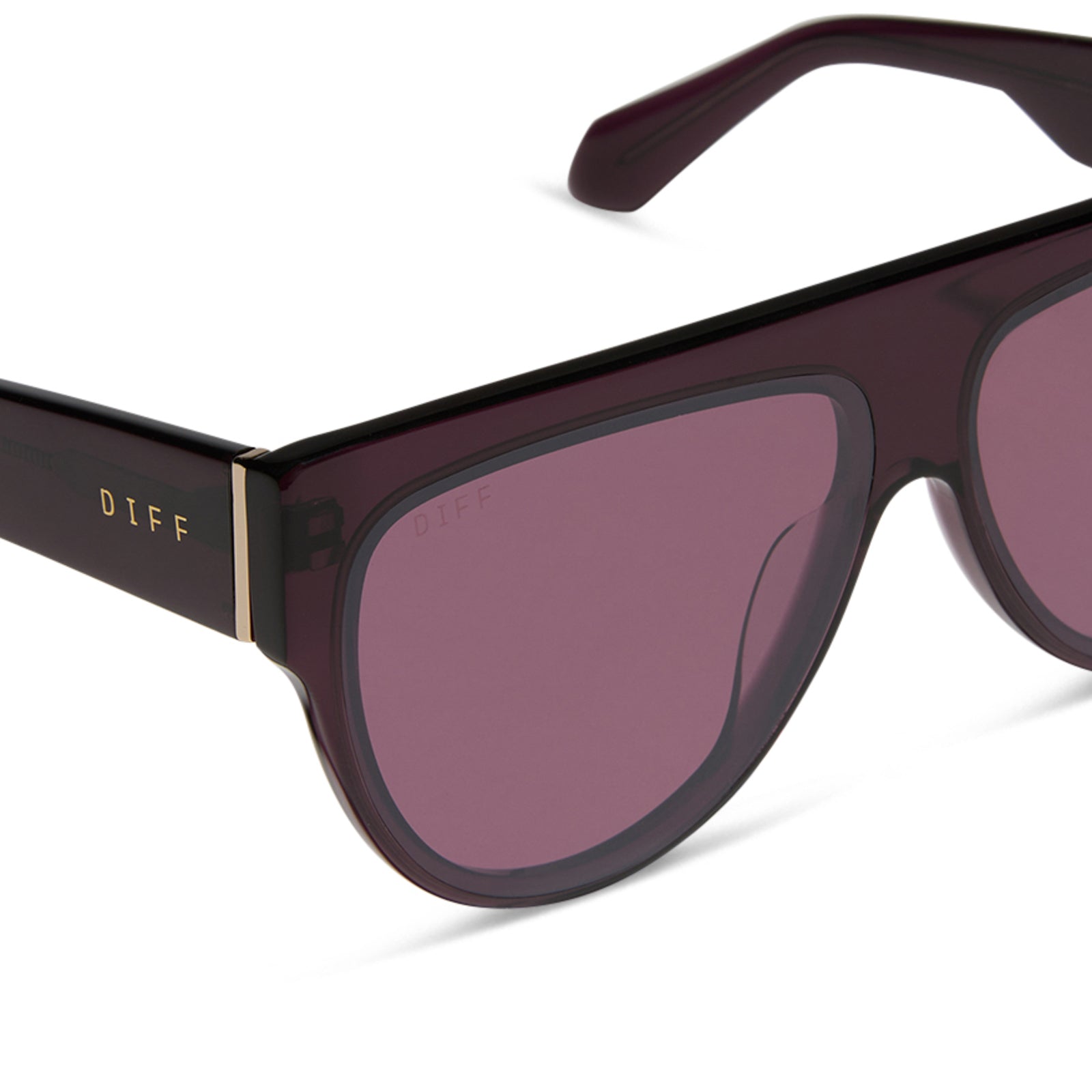 Womens | Georgie Sunglasses | Aubergine | Aubergine/Silver Flash Lenses