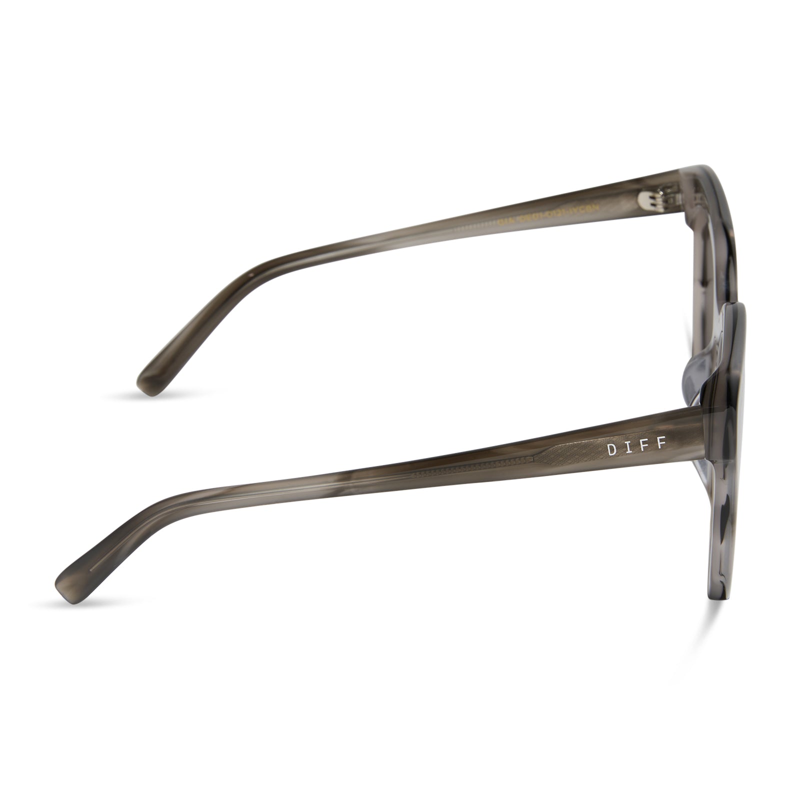 Womens | Gia Sunglasses | Smoke Marble | Grey/Silver Flash Lenses