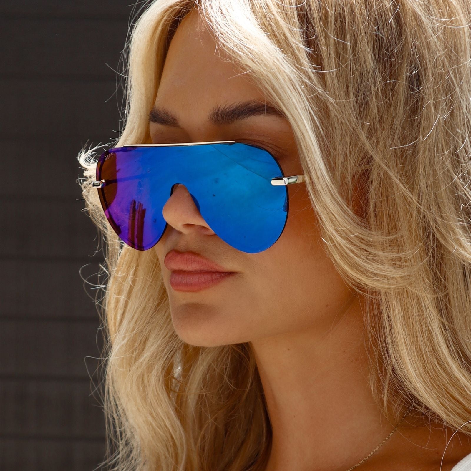 Womens | Imani Sunglasses | Gold | Green Lenses