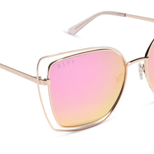 Womens | Jacqueline Sunglasses | Champagne | Pink Lenses