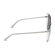 Womens | Jacqueline Sunglasses | Silver | Lavender Lenses
