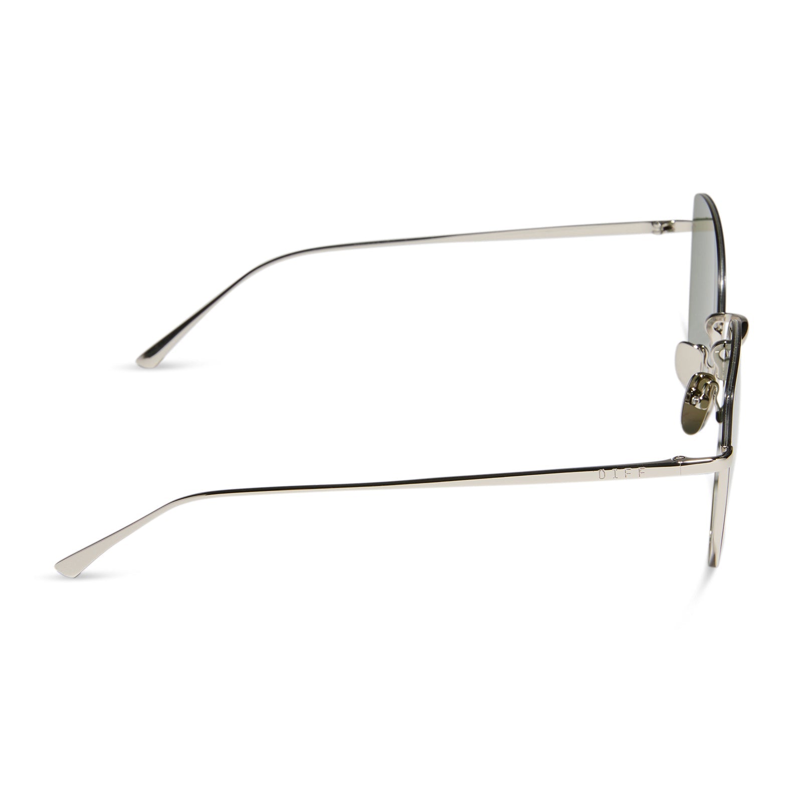 Womens | Kinsley Sunglasses | Silver | Aquatic Awe Lenses