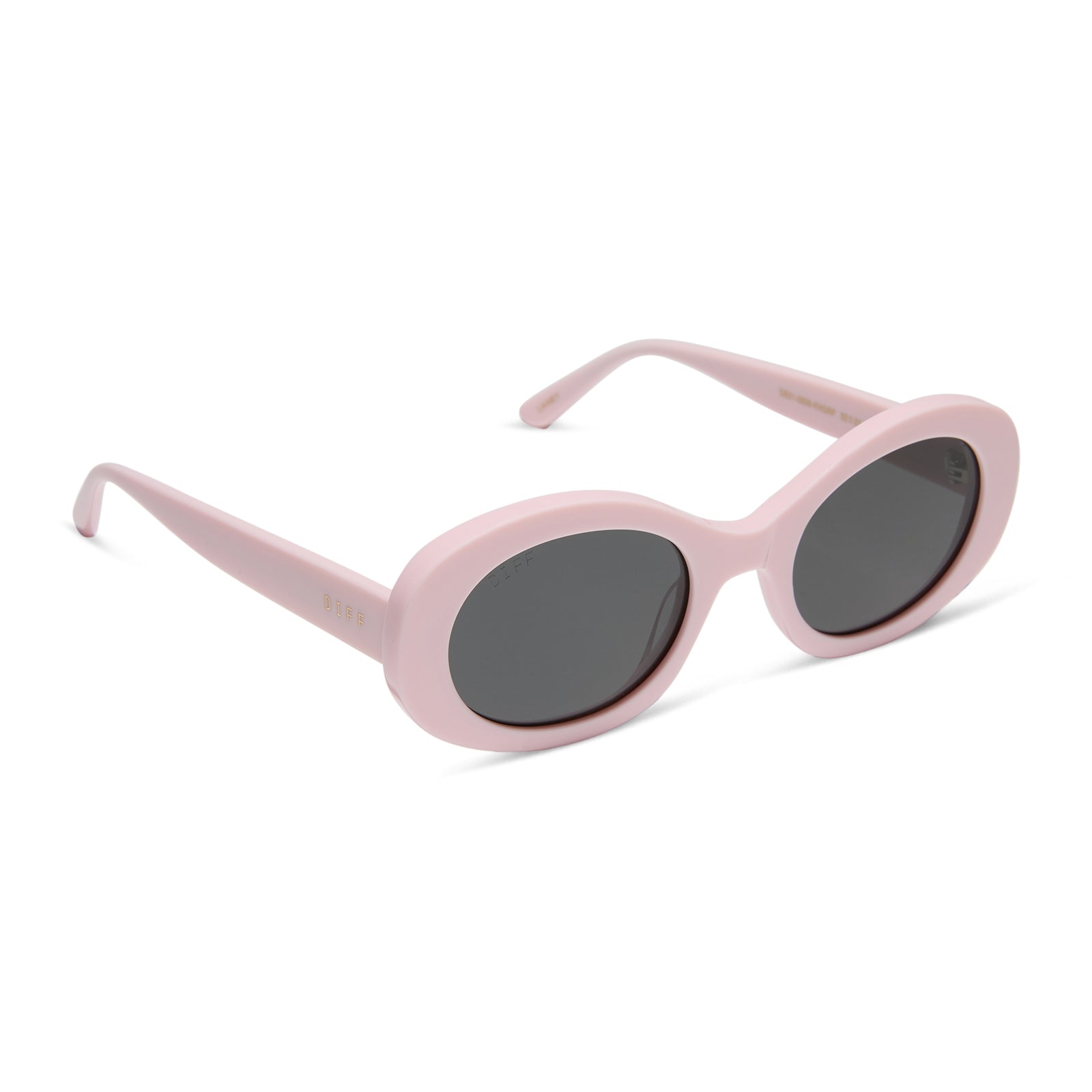 Womens | Lainey Sunglasses | Powder Pink | Grey Polarized Lenses