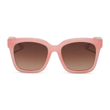 Womens | Meredith Sunglasses | Peach | Brown Gradient Polarized Lenses