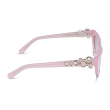 Womens | Glinda Upland For Good Sunglasses | Glassy Pink Crystal | Silver Flash Lenses