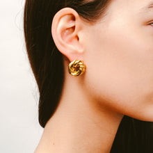 THE ROUND TEXTURED STUDS - The M Jewelers