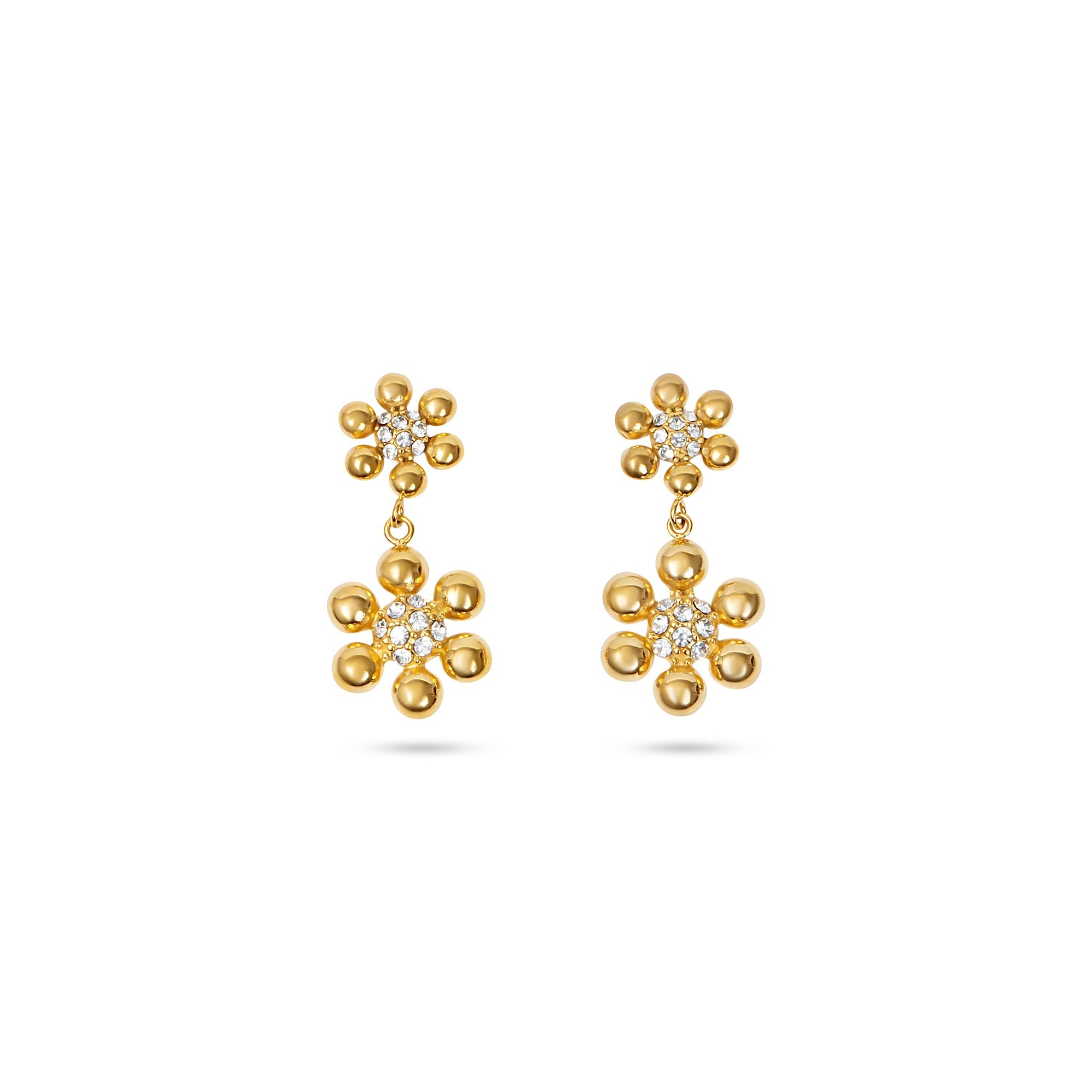 THE PAVE CLUSTER EARRING STUDS - The M Jewelers