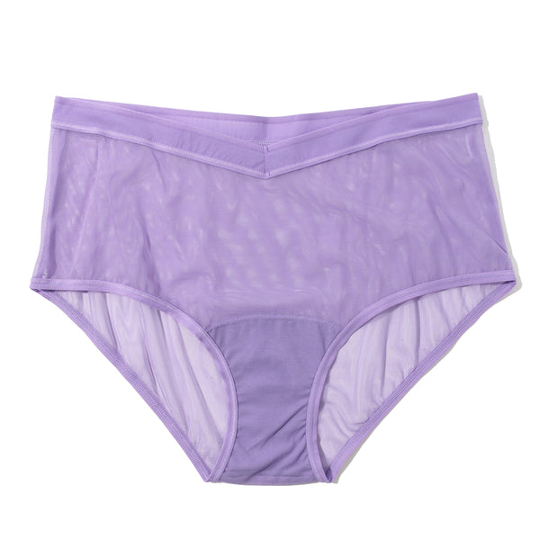 Mesh Boyshort | Grape Juice (Purple)