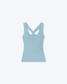 Womens | Joia Terry-Knit Tank Top | Sky