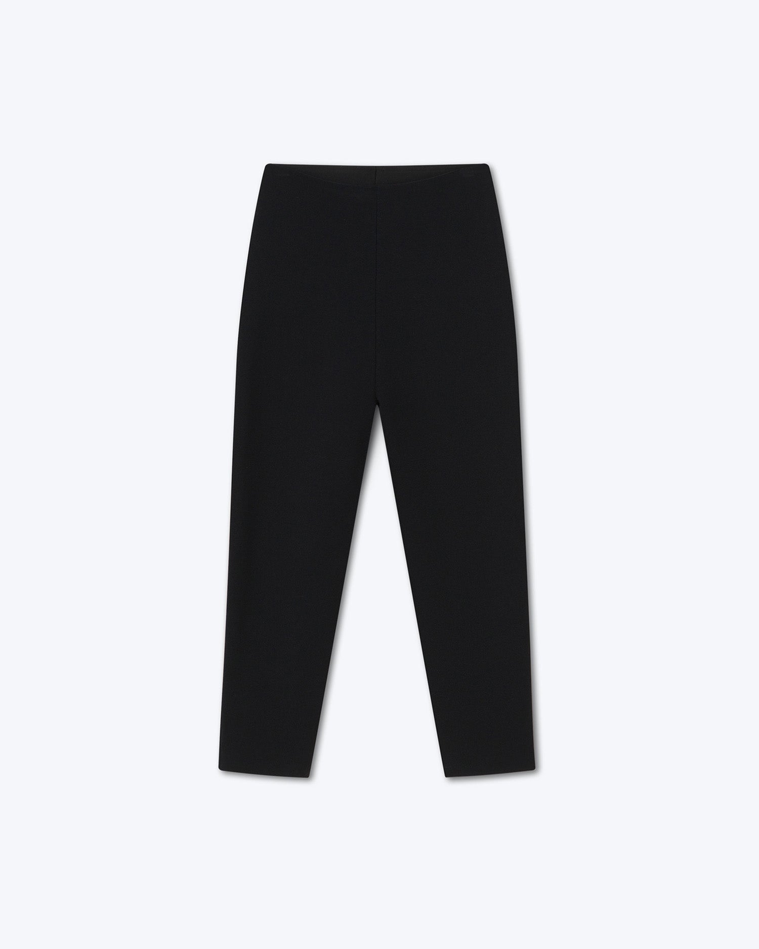 Carole Compact Viscose Tailored Trousers | Matte Black