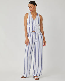 Easy Wide Leg | Coastal Ombre Stripe
