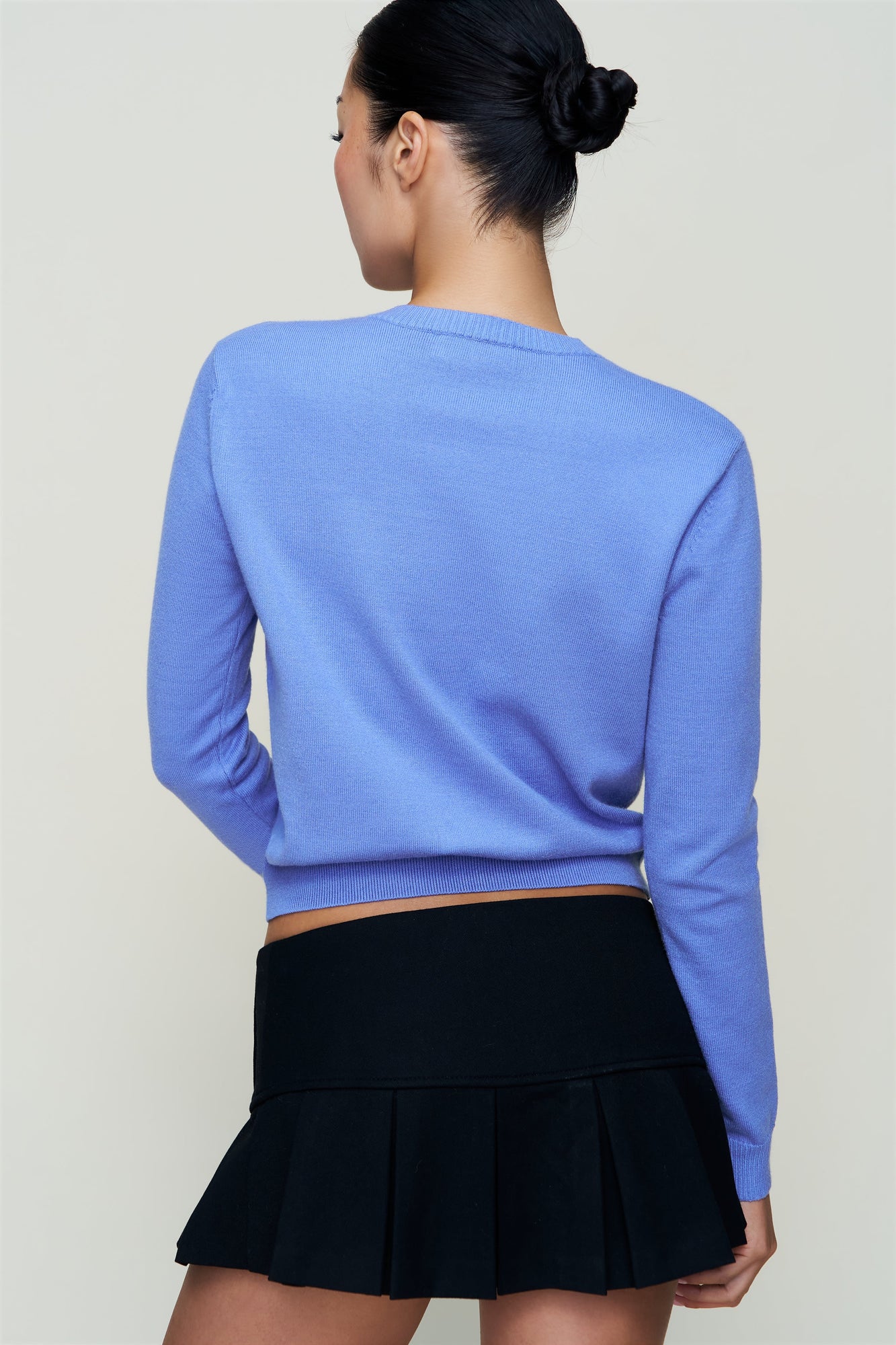 Womens | June Relaxed Wool Cardigan | Fearless Blue