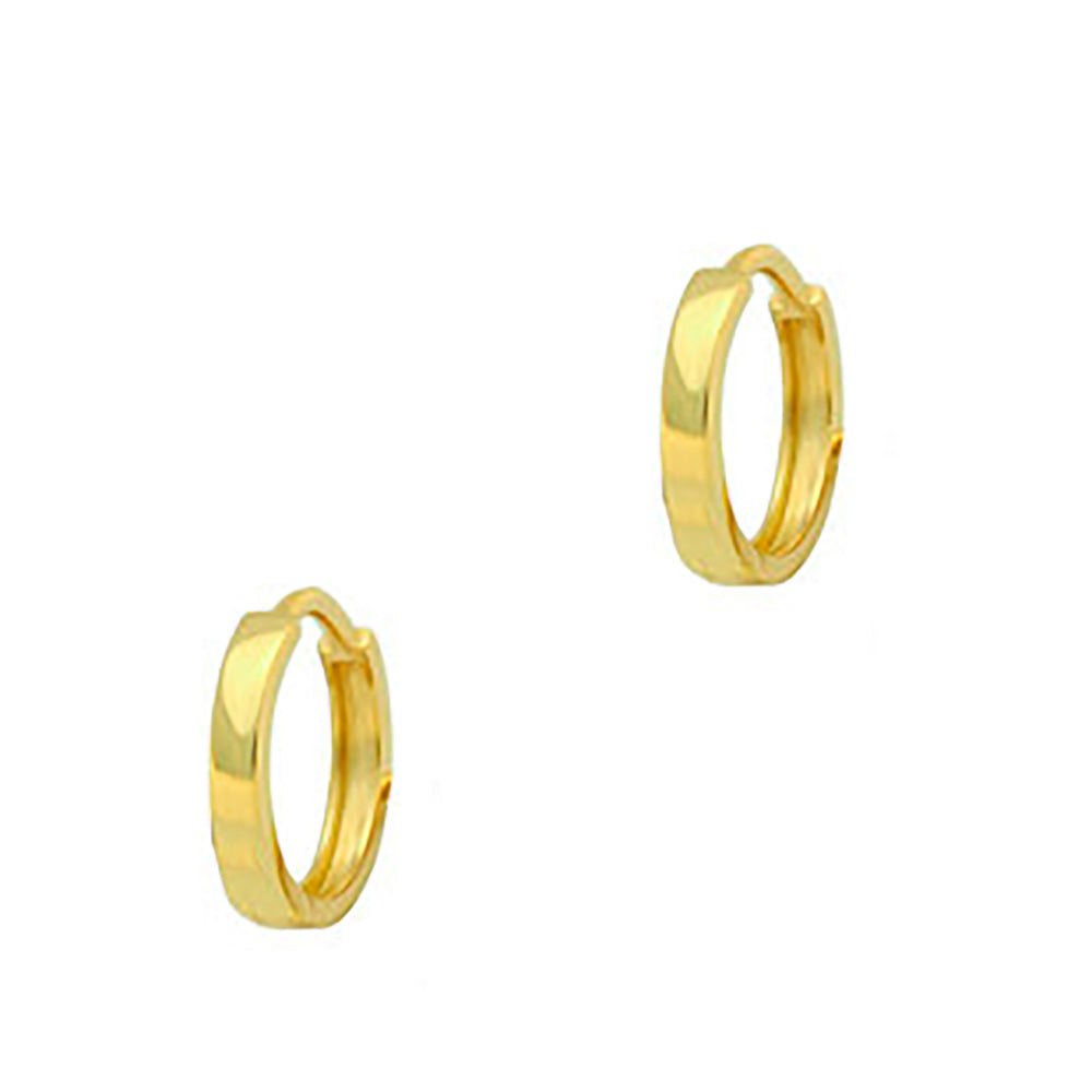 The Essential Huggie Hoops | 18KT Gold Vermeil & Sterling Silver