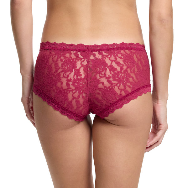 Signature Lace Boyshort | Merlot (Red)