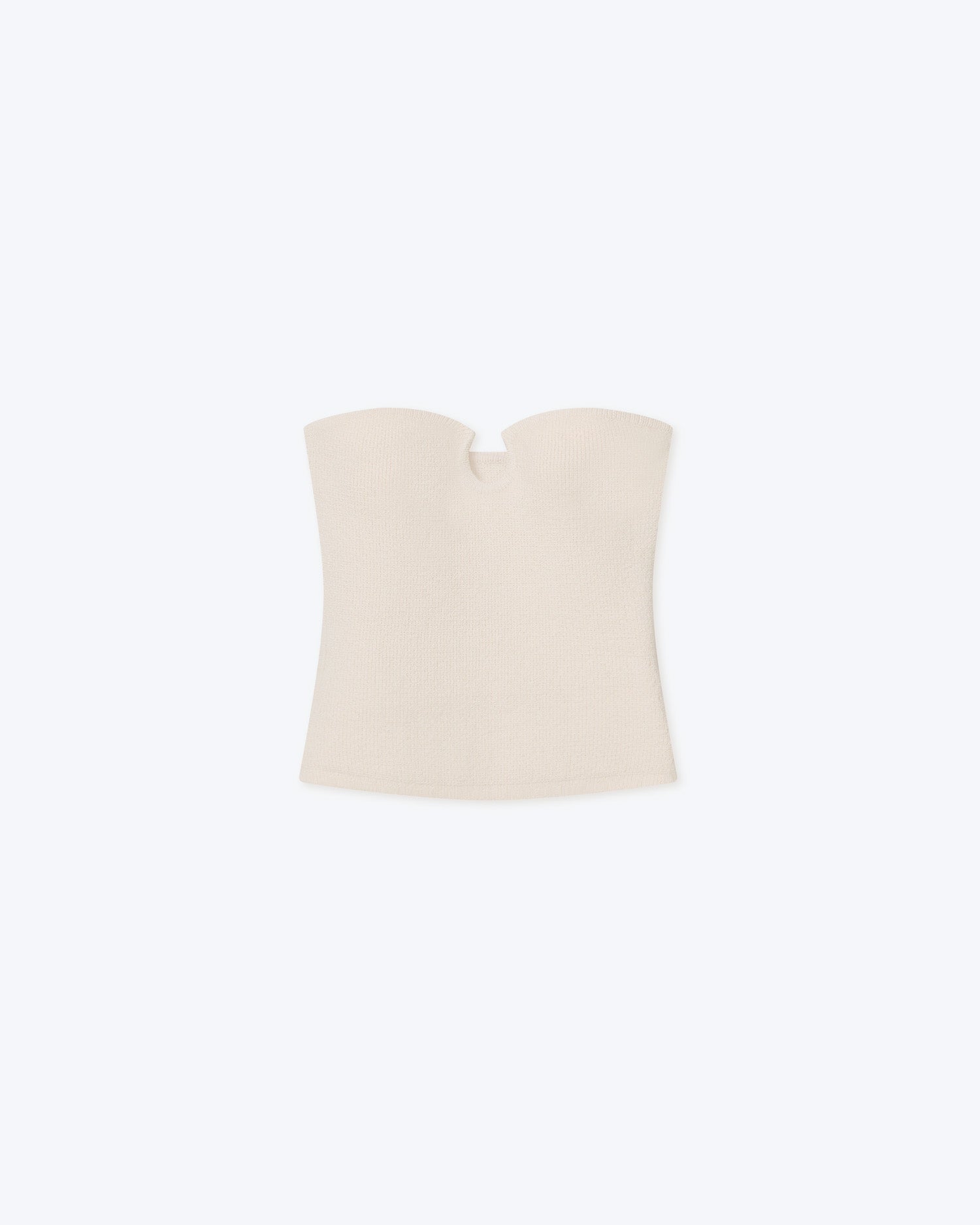 Chrissie Anew Textured Corset Top | Creme