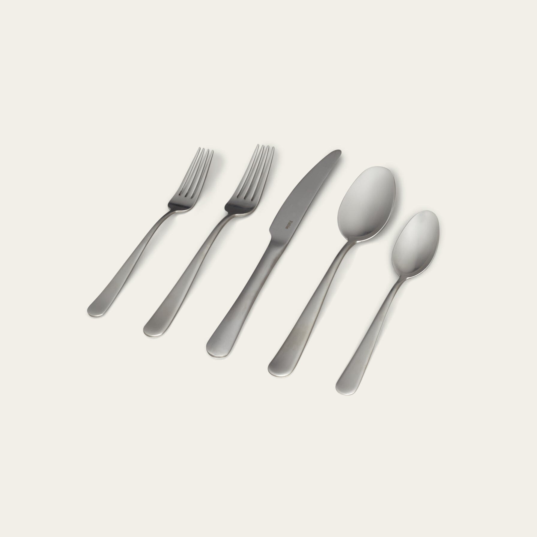 Flatware Set | Matte Silver