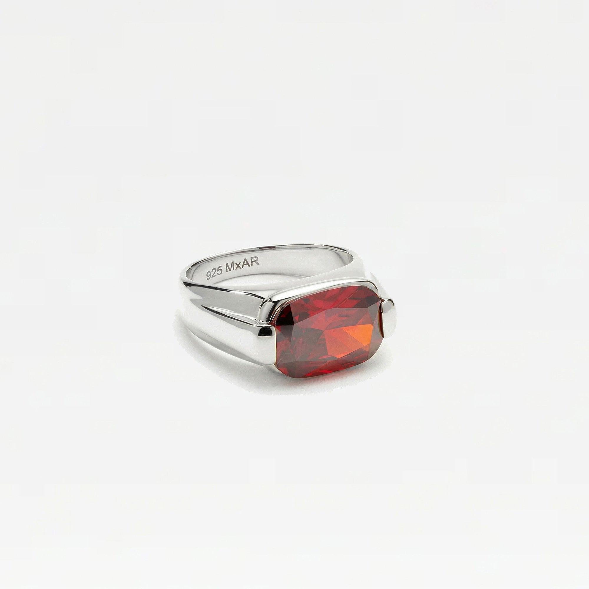 The Freddy Ruby Ring | Sterling Silver
