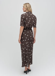 espresso polka dot