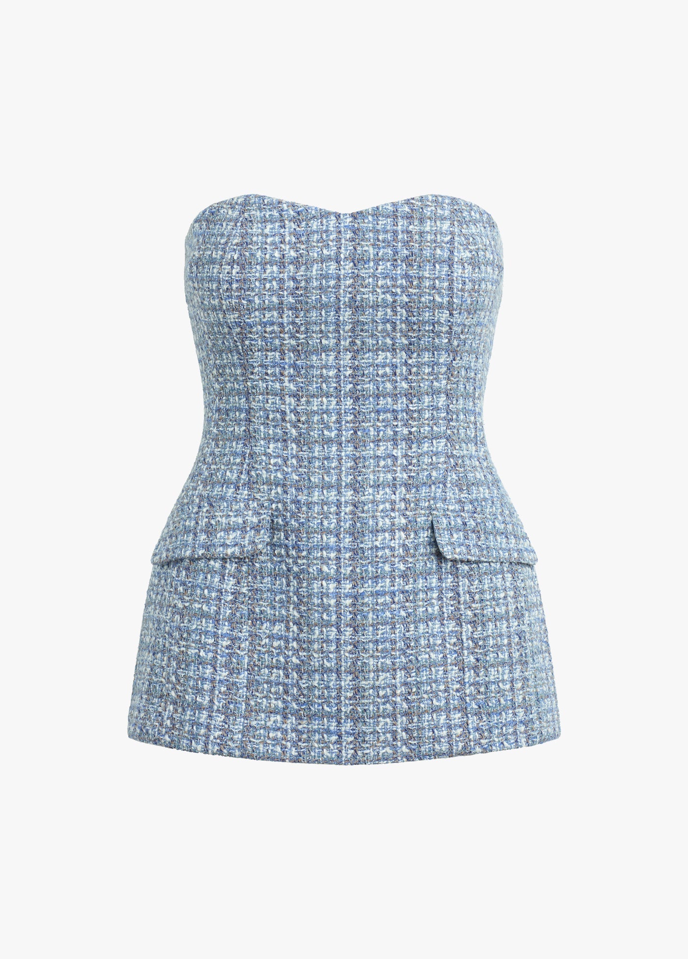 sky blue tweed