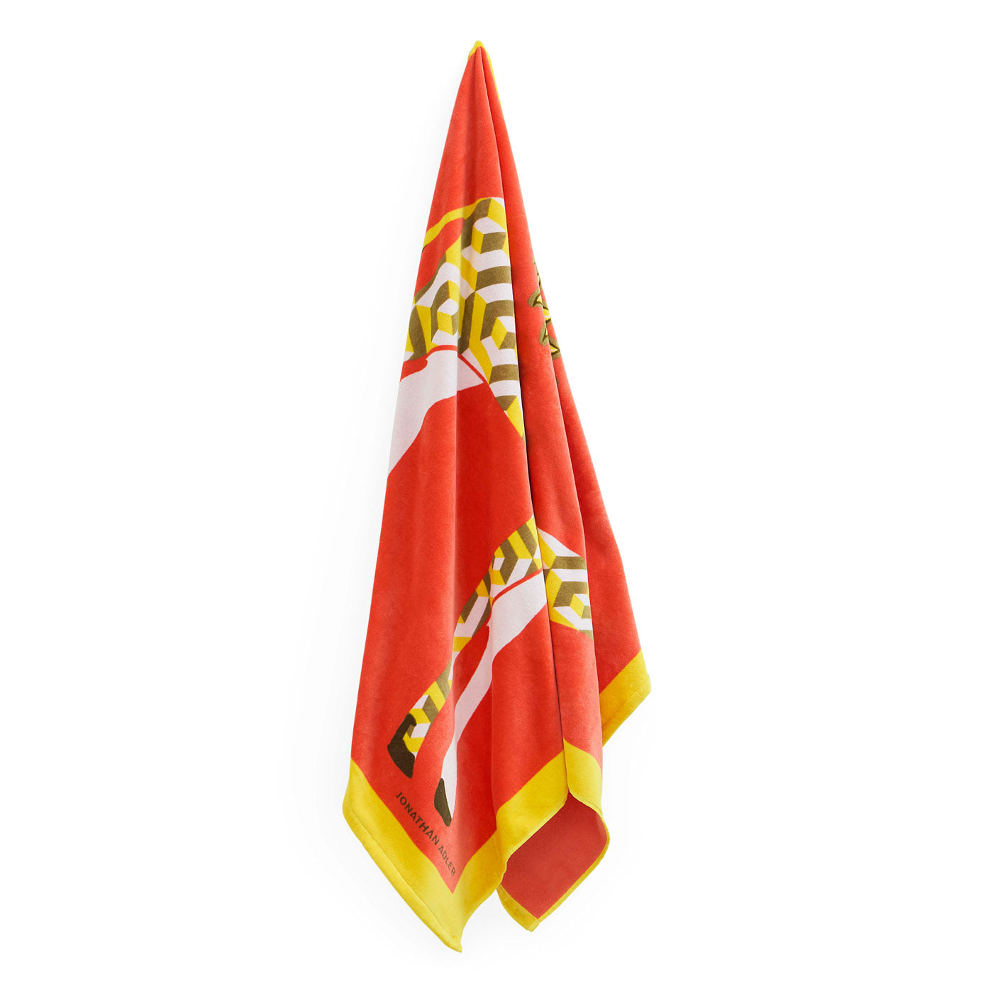 Giraffe Beach Towel | Orange