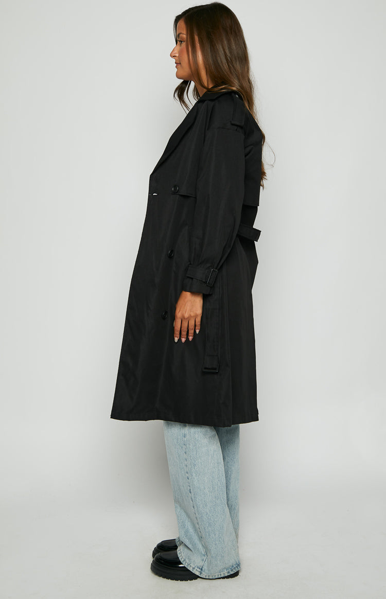 Giselle Trench Coat | Black