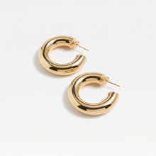 The Gold Madison Hoops | 18Kt Gold Plated Brass