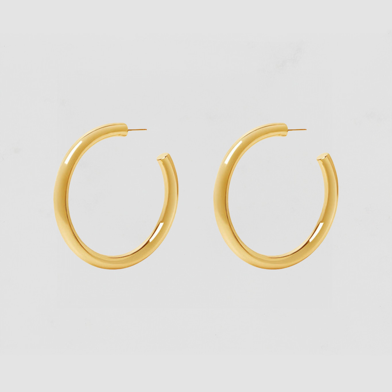 The Thick Hoop Earrings | Gold Vermeil