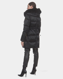 Après-Ski Jacket With Toscana Shearling Lamb Tuedo | Women | Black x Black