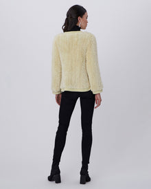 Knit Beaver Zip Jacket | Women | Yellow